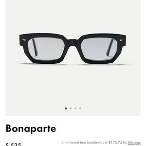 Ahlem Black Square Glasses